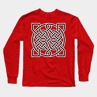 Celtic Ornamental Knot Geometric Design 3 Long Sleeve T-Shirt